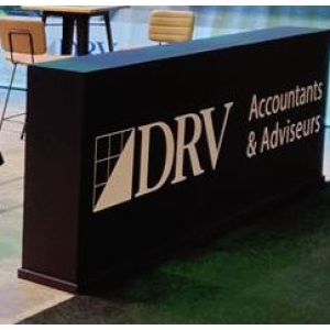 Eventline roomdivider (300x30x100cm) (zwart)