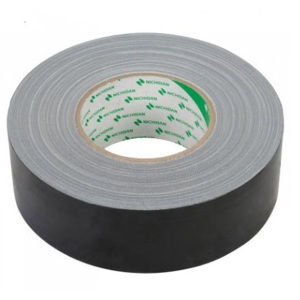 Rol Gaffa tape zwart ‘1200’ rol 25/50 mtr 38mm