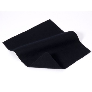 Podium afrok – zwart (Doek op maat) 40cm hoog per strekkende meter.