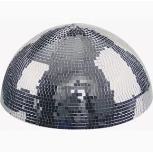 Spiegelbol half 40 cm incl motor.