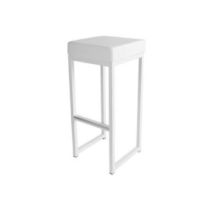 Set Kubo barkruk (wit) met zitting (wit)