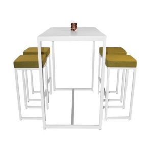 Set Kubo statafel grande (120x70x110cm) (wit)