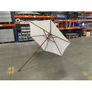 Parasol klein (⌀ 270cm) (wit)