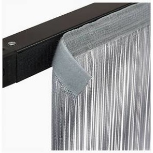 Wentex Pipe & Drape spaghetti gordijn wit H=3,00m B=3,00m