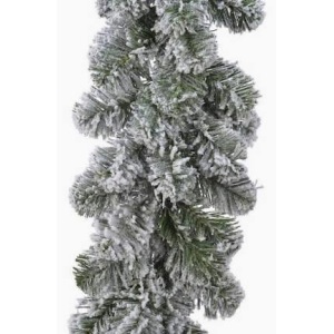 Sneeuw / Flock PVC Guirlande (270cm)