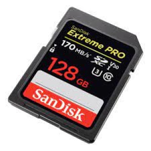 SD Card Extreme Pro 128 GB 170mb/s