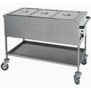 Au Bain Marie wagen 3x 1/1G