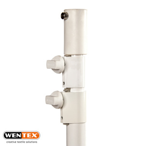 Wentex Pipe & Drape staande Wit 1,80 -> 4,00mtr