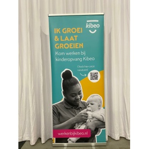 Ik groei en ik laat groeien Roll-up banner