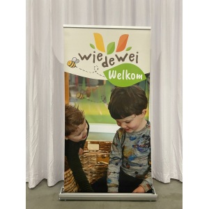 Wiedewei welkom Roll-up banner