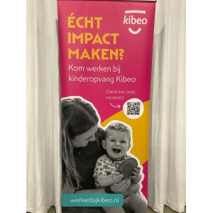 Echt impact maken Roll-up banner