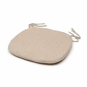 Kussen stoel Crossback grey linnen