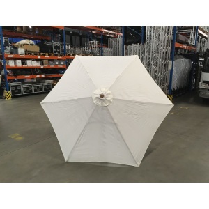 Parasol klein (⌀ 270cm) (wit)